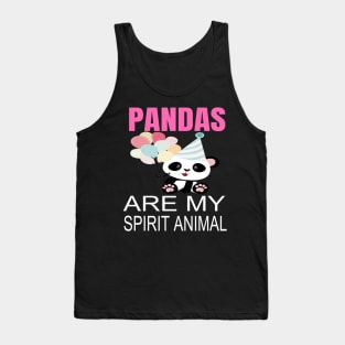 Pandas are my spirit animal Tank Top